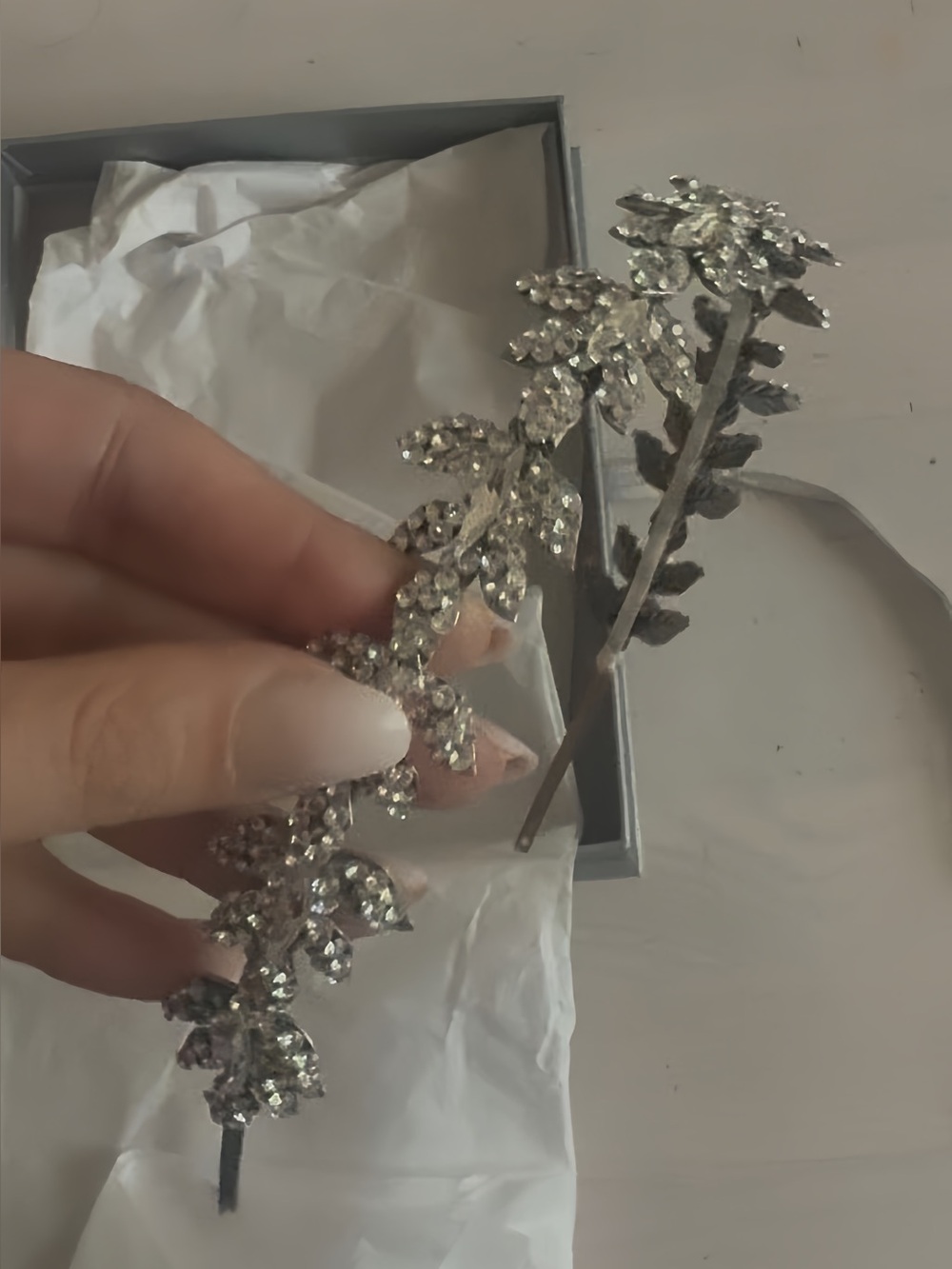 Kleinfeld Bridal : Enchanted Atelier by Liv Hart Bridal Headpiece - Crystal